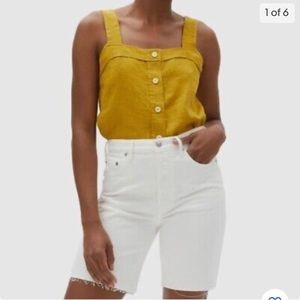 Everlane Linen Picnic Top